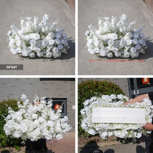 Luxury Romantic Dreamy Floral aisle Artificial Rose Hydrangea <b>Flower</b> Ball Centerpiece for Arrangement of Banquet entrance - Product Image 3