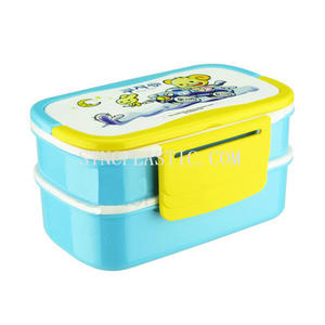 Caja de sándwich de dos niveles, con cierre de Clip, Rectangular - Product Image 2