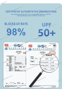 Tùy Chỉnh Mặt Trời Bảo Vệ Thăng Hoa Dài Tay Áo Cá Áo Mặc Khô Nhanh Chóng Áo UV Hoodie Câu Cá Áo Sơ Mi Upf50 + - Product Image 6