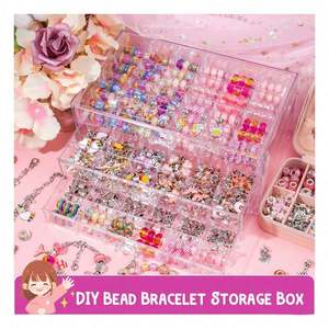 High Quality Waterproof Beaded Bracelet for Women with Fashion Charms Trendy Stainless Steel Jewelry Bracelet Gift - Product Image 4