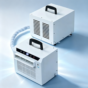เครื่องปรับอากาศแบบพกพา 5000 บีทียู คอมเพรสเซอร์แบบความถี่คงที่ ระบบทำความเย็น พร้อมรีโมทคอนโทรลหน้าจอสัมผัส สำหรับใช้ในรถบ้าน - Product Image 6