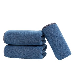 Toalla de Microfibra para Limpieza de Autos 30x30cm 30x40cm 30x60cm 60x160cm Absorbente Sin Rayas Paño de Limpieza Interior Azul Gris - Product Image 2
