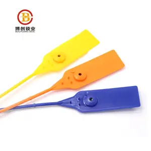 P418-strong plastic seal pull up security seal smooth plastic strap seal