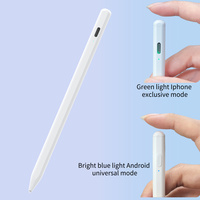 Stylet Actif Professionnel pour l'Éducation, Double Système, Rechargeable Type-C, Pointe en Aluminium POM, Universel pour iPad et Android, Sans Bluetooth