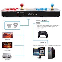 Deluxe 3D Box Rocker Arcade TV Video Griff Spiel Licht konsole Elektronische Spiel box Fabrik Direkt vertrieb