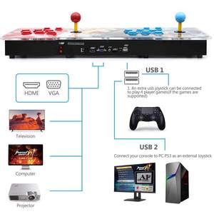 Deluxe 3D Box Rocker Arcade <span class=keywords><strong>TV</strong></span> Video Handle Game Light Console Electronic Game Box Ventas directas de fábrica - Product Image 6