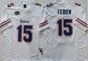 Jersey Sepak Bola Florida Grosir 2 # LAGWAY 15 # Jersey Sepak Bola TEBOW Kualitas Terbaik Jahitan VP Edisi Terbatas - Product Image 4