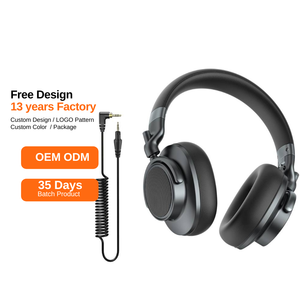 מקצועי 40mm דינמי היקפי סטריאו מעל האוזן קווית אוזניות סטודיו צג אוזניות עבור מיקסר מוסיקה גיימר - Product Image 3