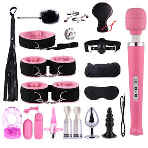 OEM新しい代替おもちゃAVバイブレーターBDSMボンデージ拘束大人のおもちゃ18ピースナイロンコンビネーションBDSMSMバウンドファンセット - Product Image 4