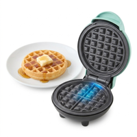 Mini gaufrier électrique portable en gros, machine à gaufres antiadhésive pour petit-déjeuner, idéal pour la maison, l'hôtel et les petites cuisines