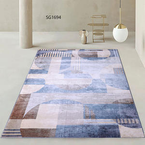 Décoration de tapis rétro pour salon et <span class=keywords><strong>chambre</strong></span> à coucher. Tapis antidérapant pour sol. Tapis de sol. - Product Image 3
