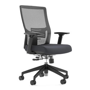 Sedia da Ufficio Ergonomica Girevole con Schienale Regolabile in Altezza, Prodotta in Cina, Seduta in Tessuto con Imbottitura in Schiuma Sagomata - Product Image 2