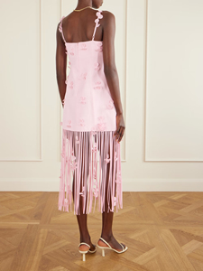 Vestido Largo Vintage Gótico Casual Transpirable con Tirantes Finos y Cintura Natural para Primavera, Verano y Otoño - Product Image 2