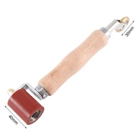 Rouleau de lissage de joint en silicone QIAOBA avec manche en bois, sonde de test de joint 230x40mm, rouleau de lissage de membrane PVC, soudure de feuilles de membrane DIY, OEM