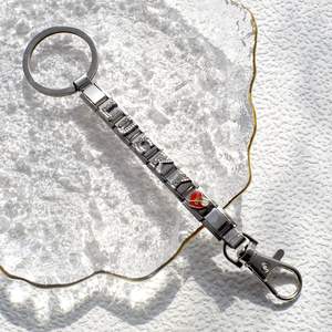 Porte-clés de bricolage italien à la mode en acier inoxydable boule chien Noël ami cadeau Module - Product Image 6