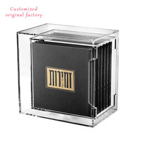Nouvel arrivage de luxe personnalisé Lucite Judaica Birchas Hamazon ensemble de banc en acrylique ensemble de cartes juif Birkat Hamazon