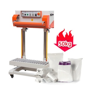 Machine de thermoscellage pneumatique portable réglable en hauteur, mini ferme-sacs vertical pour l'emballage alimentaire/cartons/boissons - Product Image 5