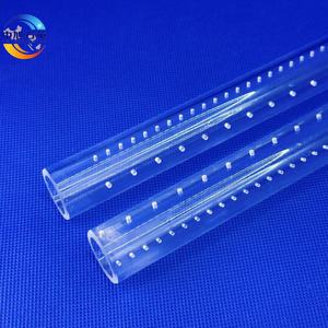 Tube en quartz fondu à points de haute précision personnalisé, tube en verre de silice tacheté de haute pureté - Product Image 5