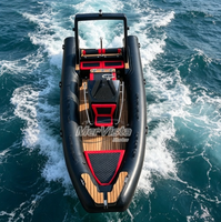 Europe Hypalon 11 Passagers Bateau semi-rigide à coque en V profond en fibre de verre RIB580 à vendre