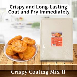 Хрустящее тесто смесь для золотой корочки темпура на пшеничной основе, упакованная в пакет - Product Image 5