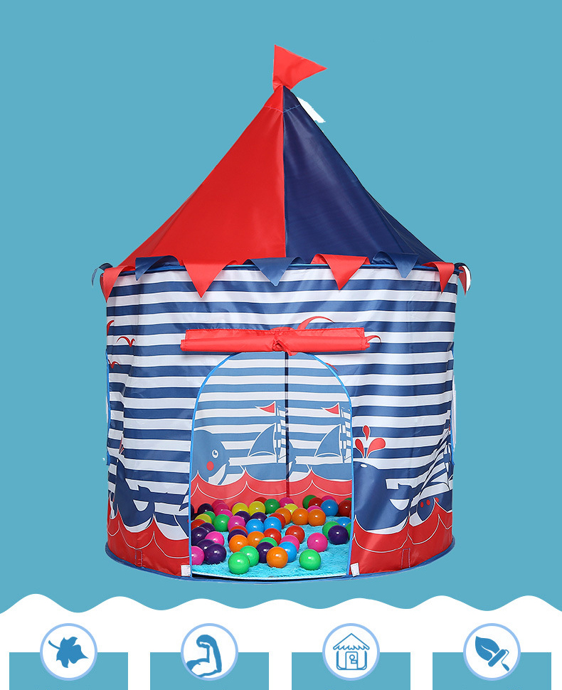 140 X 125 X 105CM Kids Indoor Pop Up Play Tent Ecofriendly Pop Up Princess Castle Tent