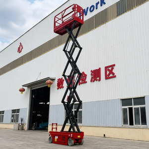 Plataforma Elevadora de Tijera Eléctrica Nueva de 7m con Motor, Extensión de 0.9m, Capacidad de Inclinación del 25%, Bajo Costo de Mantenimiento - Product Image 4