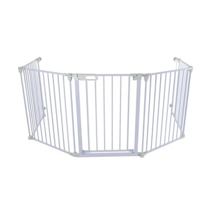 Grand parc <span class=keywords><strong>pour</strong></span> enfants à clôture métallique pliante à 5 panneaux avec barrière <span class=keywords><strong>pour</strong></span> bébé, barrière <span class=keywords><strong>de</strong></span> sécurité <span class=keywords><strong>pour</strong></span> cheminée - Product Image 3