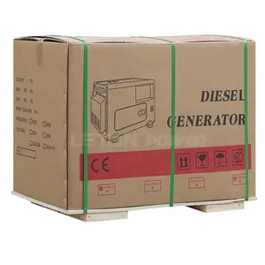 Generador de diésel silencioso y portátil, generador de 5kva, 50Hz, para el hogar