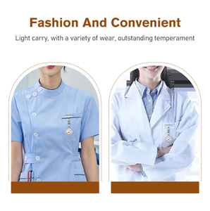 Montres personnalisées pour infirmières, montres de poche pour femmes, <span class=keywords><strong>montre</strong></span> à quartz tendance, logo personnalisé, broche médicale - Product Image 6