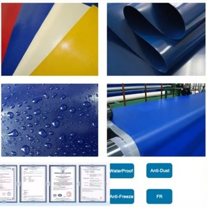 Bâche en PVC de 300 g/m², couleur personnalisée, durable, résistante, pour usage extérieur, à bon prix - Product Image 2