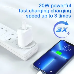 OEM ODM Phone Charger PD 20W USB C Fast Charging Block US EU UK AU Plug Wall Charger For Ip Charger