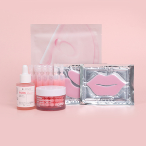 Ensemble de soins de la peau OEM PDRN ADN de saumon : sérum, <span class=keywords><strong>masque</strong></span> <span class=keywords><strong>visage</strong></span>, <span class=keywords><strong>masque</strong></span> yeux, tonique, crème, <span class=keywords><strong>masque</strong></span> lèvres, anti-âge, blanchissant, étiquette privée personnalisée - Product Image 2