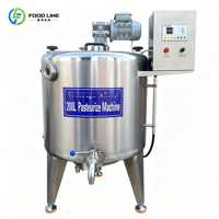 Cuve de pasteurisation pour lait, miel et jus de fruits, Machine de pasteurisation laitière commerciale, Équipement de pasteurisation des œufs