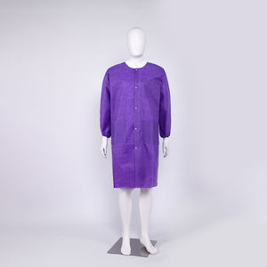 Grosir Desain Khusus Premium Medis <span class=keywords><strong>Dental</strong></span> Tanpa Tenunan Uniseks Dapat Dipakai Ulang <span class=keywords><strong>Sms</strong></span> Lengan Panjang Mantel <span class=keywords><strong>Lab</strong></span> Sekali Pakai dengan Manset Elastis - Product Image 1