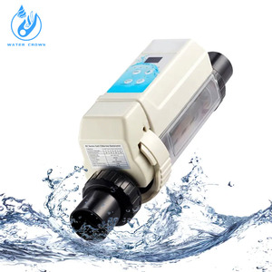 Mini Chlorinateur <span class=keywords><strong>au</strong></span> <span class=keywords><strong>Sel</strong></span> Water Crown, Générateur de Chlore par Électrolyse Automatique et Auto-Nettoyant pour Piscine et <span class=keywords><strong>Spa</strong></span> - Product Image 4