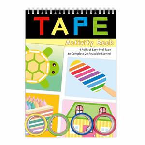 Boys Girls Unleash Creativity Imagination Fun Travel Game Fantastic Busy <b>Book</b> DIY Craft Tape <b>Kit</b> - Product Image 2