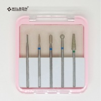 A000056 US Cuticule Bit Kit Électrique Manucure Diamant Nail Tools Tungtungstène Carbideling Based Cuticle Clean Nail Drill Bit Set