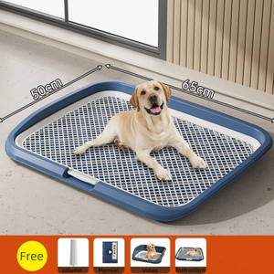 Toilette pour <span class=keywords><strong>chien</strong></span> à clôture haute, facile à nettoyer, toilette d'apprentissage pour animaux de compagnie, toilette anti-éclaboussures pour chiens de grande taille - Product Image 6