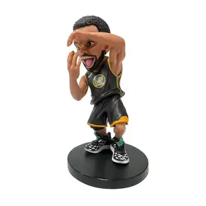 NBA bobbleheads deportes fan colección recuerdo juguete estatuilla jugador de baloncesto coche salpicadero muñecas Steph Curry Bobble head