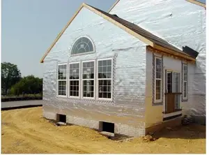 Material de aislamiento térmico de lámina de burbuja de papel de aluminio con aislamiento térmico Cool Shield para techo de construcción