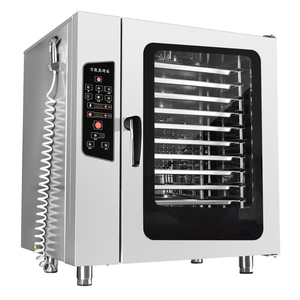 Horno Comercial de 10 Bandejas Multifunción con Caldera Integrada para Cocción Libre y Eficiente para Aplicaciones de Panadería CKW-10D 10 Bandejas - Product Image 1