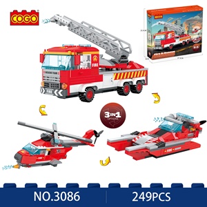EW-cerraduras 3 en 1 para camión de bomberos, candados de 3086 B - Product Image 3