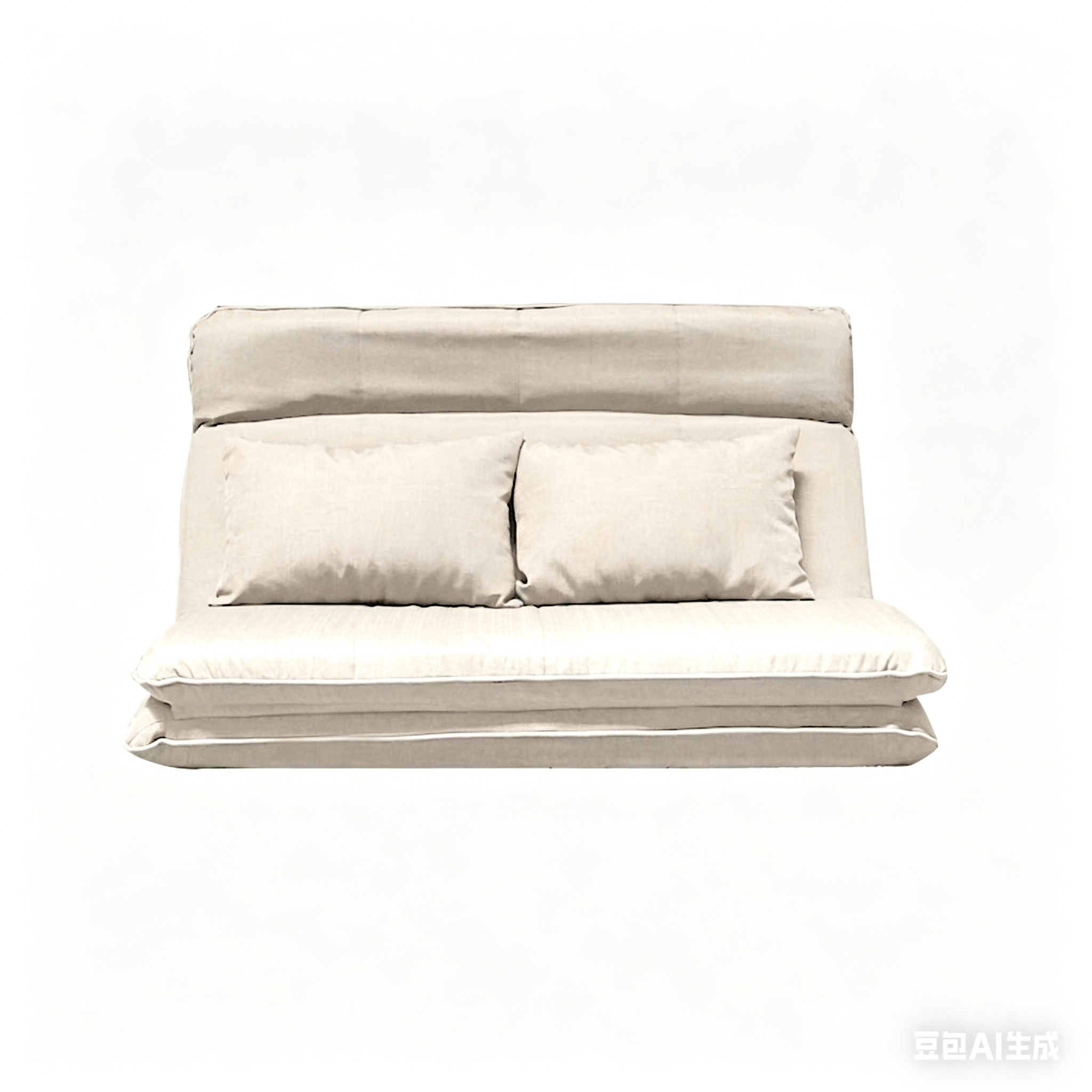 creamy white