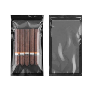 도매 친환경 재사용 유지 시가 촉촉하고 신선한 담배 제품 시가 백 지퍼 백 시가 여행 가습기 가방 - Product Image 2