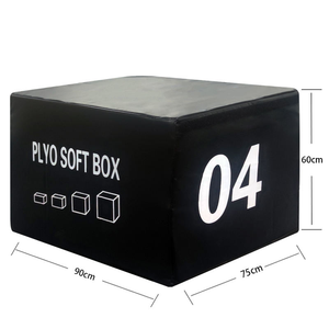Biểu Tượng Tùy Chỉnh Điện Tập Thể Dục Tập Thể Dục Chống-Trượt Đào Tạo Nhảy Hộp Bọt 4 Trong 1 Tiến Bộ Nhảy Hộp Thiết Lập - Product Image 3