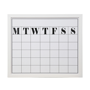 Kỹ thuật số in thiết kế đơn giản lịch hàng tuần từ kế hoạch bảng trắng - Product Image 4