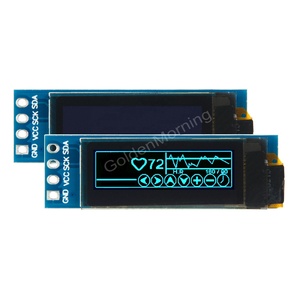 Mini Mono Màu Xanh 4 Chân 128X32 IIC SSD1306 0.91 "Inch <span class=keywords><strong>OLED</strong></span> 091 Mô-đun Hiển Thị - Product Image 2