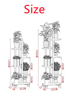 モダンなマルチカラー屋内植物スタンドディスプレイフラワーディスプレイラック植物スタンドプランターシェルフ - Product Image 2
