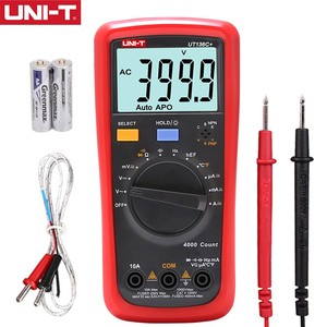 Multímetro Digital Industrial UNI-T UT136C+ AC 1000V con Pantalla LCD de Alta Resolución, Rango de Corriente de 400A, Resistencia de 400-40M - Product Image 5