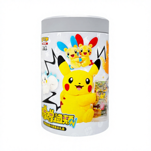 Caja de Regalo con Peluche y Tarjeta de Pokémon Escarlata y Violeta 100% Auténtica, Personaje Cheeky Cheeks V, Entrega Rápida y Soporte Posventa - Product Image 1